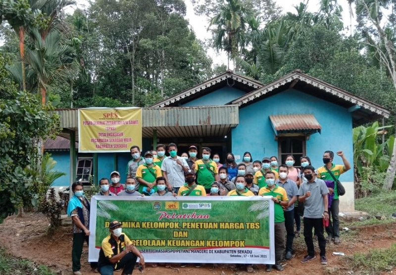 SPKS Sekadau Lakukan Pelatihan Manajemen Koperasi Pekebun Sawit Swadaya