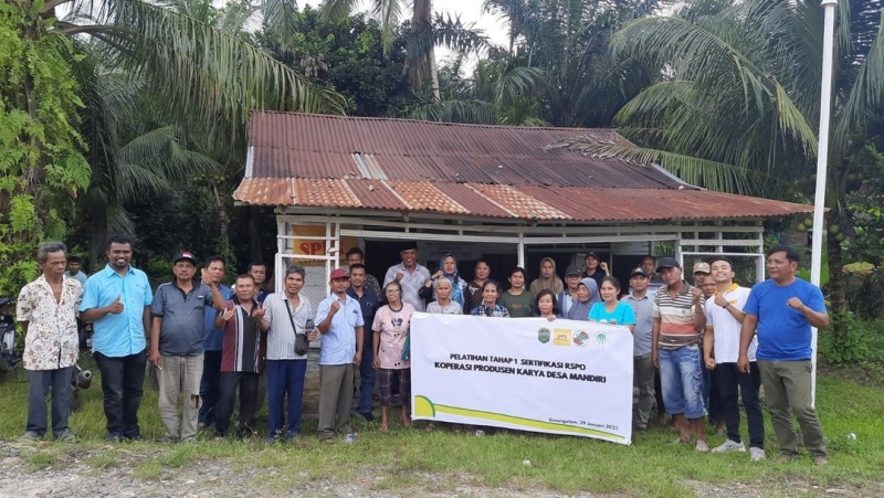 SPKS Lakukan Pelatihan GAP Sawit Kepada Petani di Kab. Labura